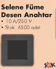 SELENE FÜME DESEN ANAHTAR fiyat ve kampanya bilgisi